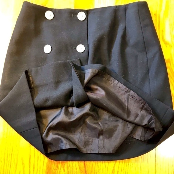 Moschino One of a Kind Double Button Mini Skirt - Picture 3 of 8